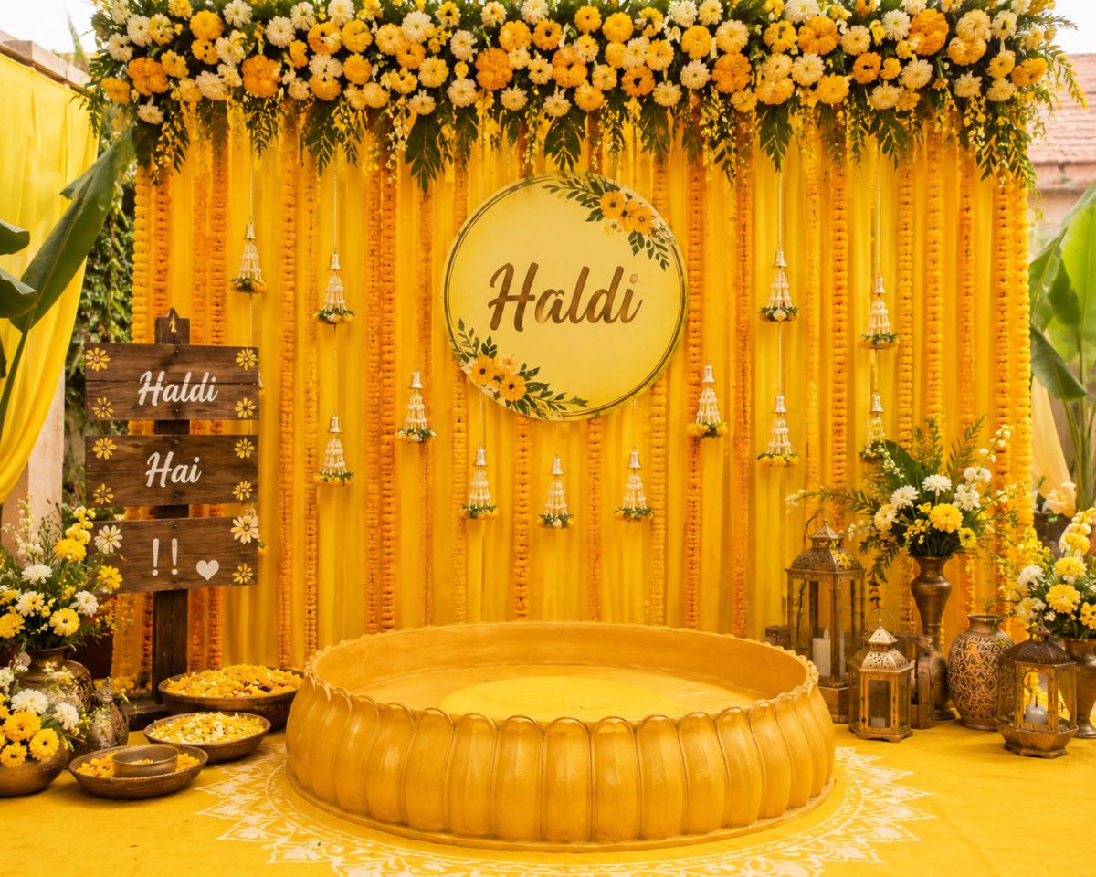 Haldi Decoration in Gurgaon