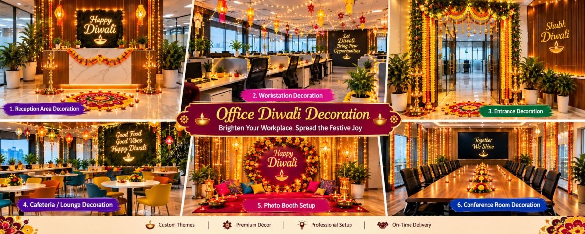 Book Office Diwali Decoration Gurgaon Or Near Me