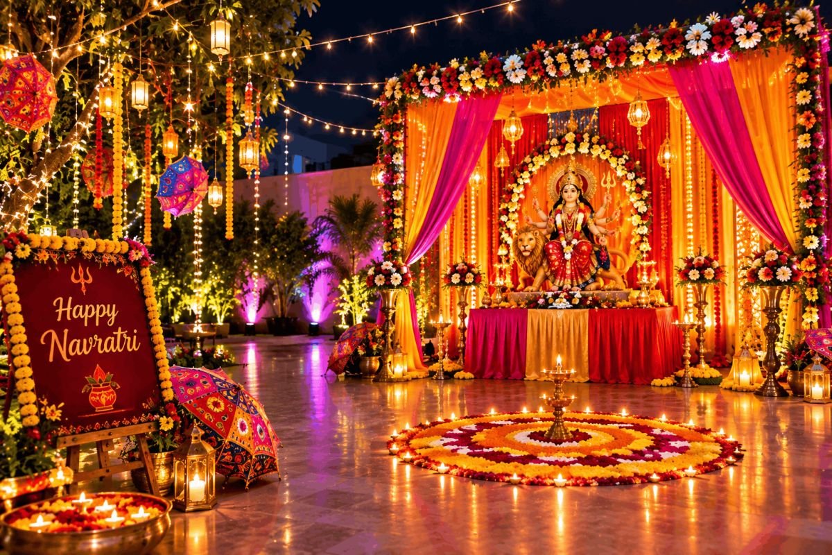 Navratri Decoration Gurugram Or Near Me Booking