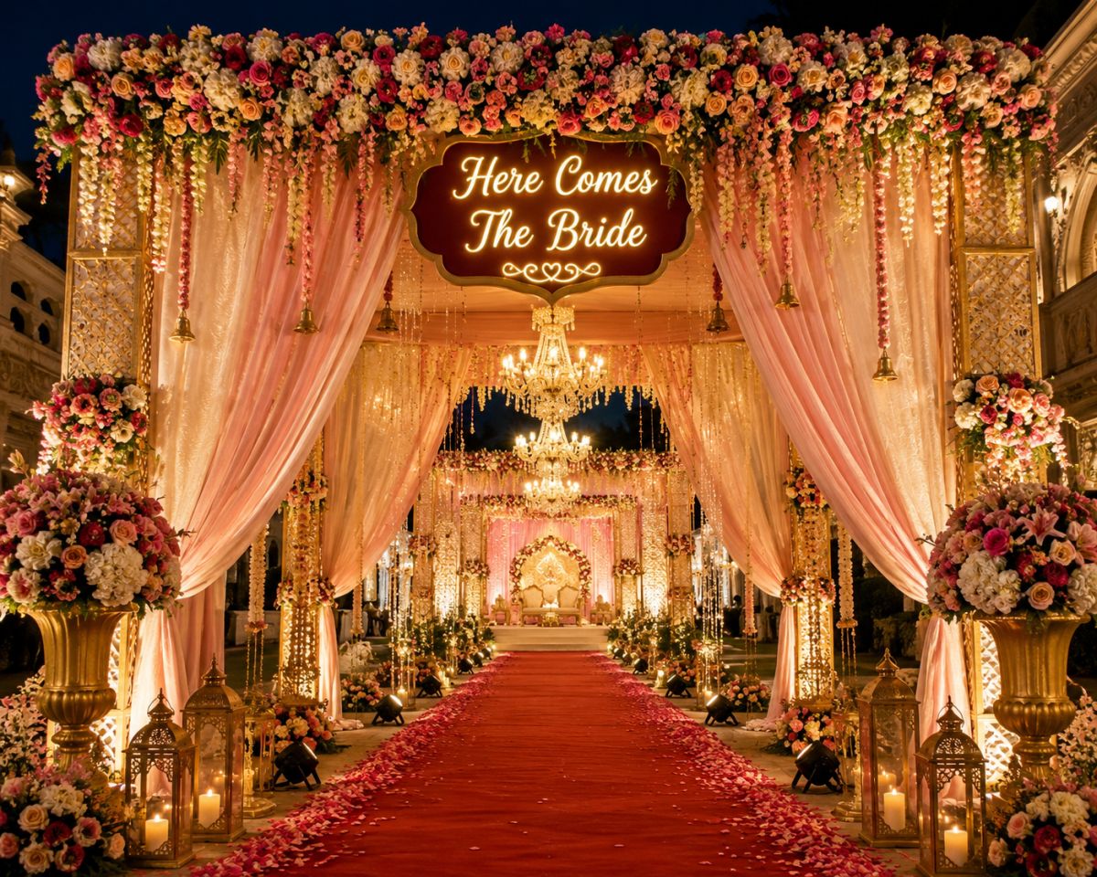 Bridal Entry Decoration in Gurgaon