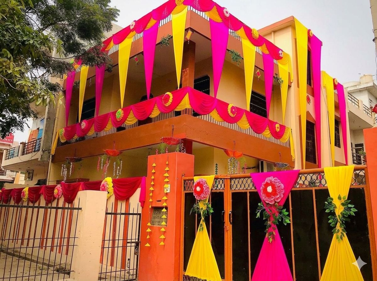 Wedding Chunni Decoartion