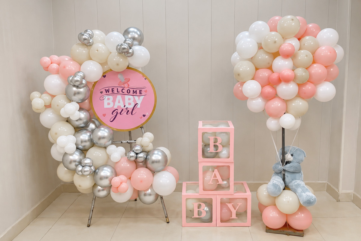 Baby Shower Balloon Cloud