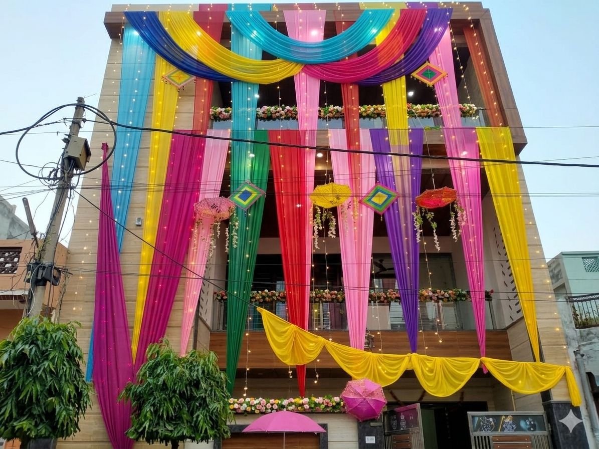 Wedding Chunni Decoartion