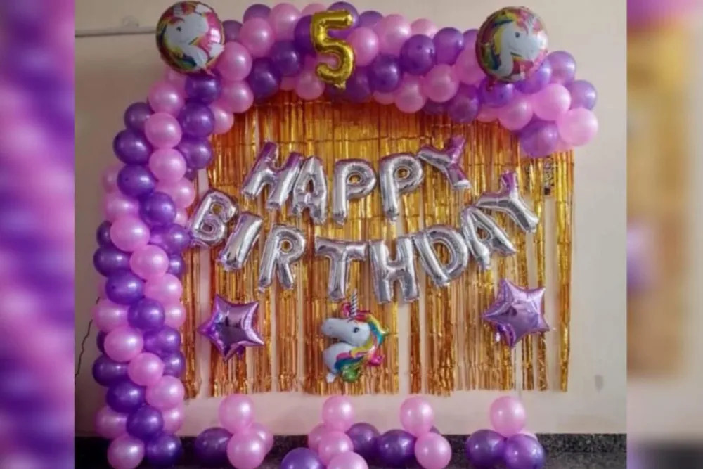 Unicorn Garland Birthday Decor