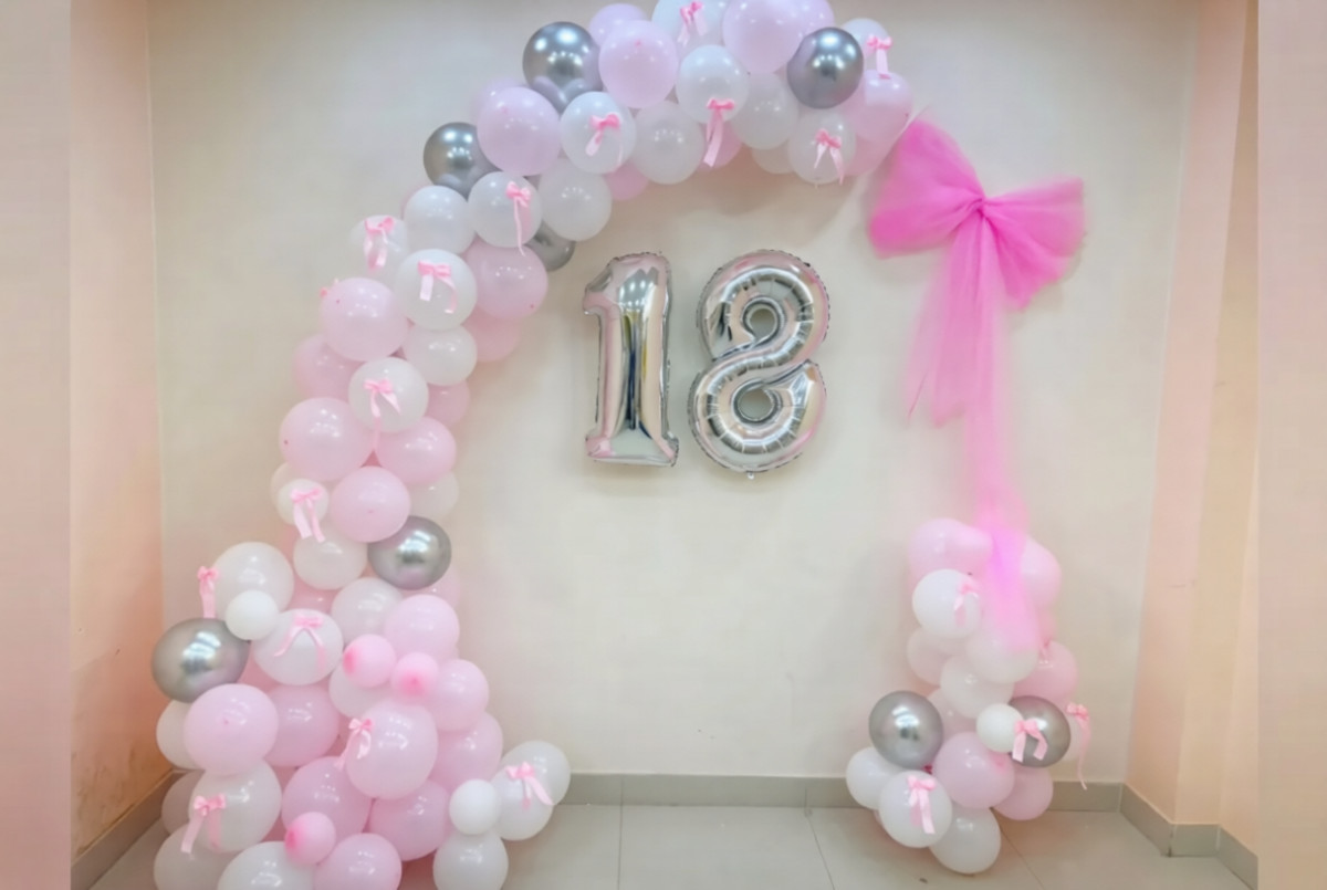Pretty Pink Bow Birthday Decor