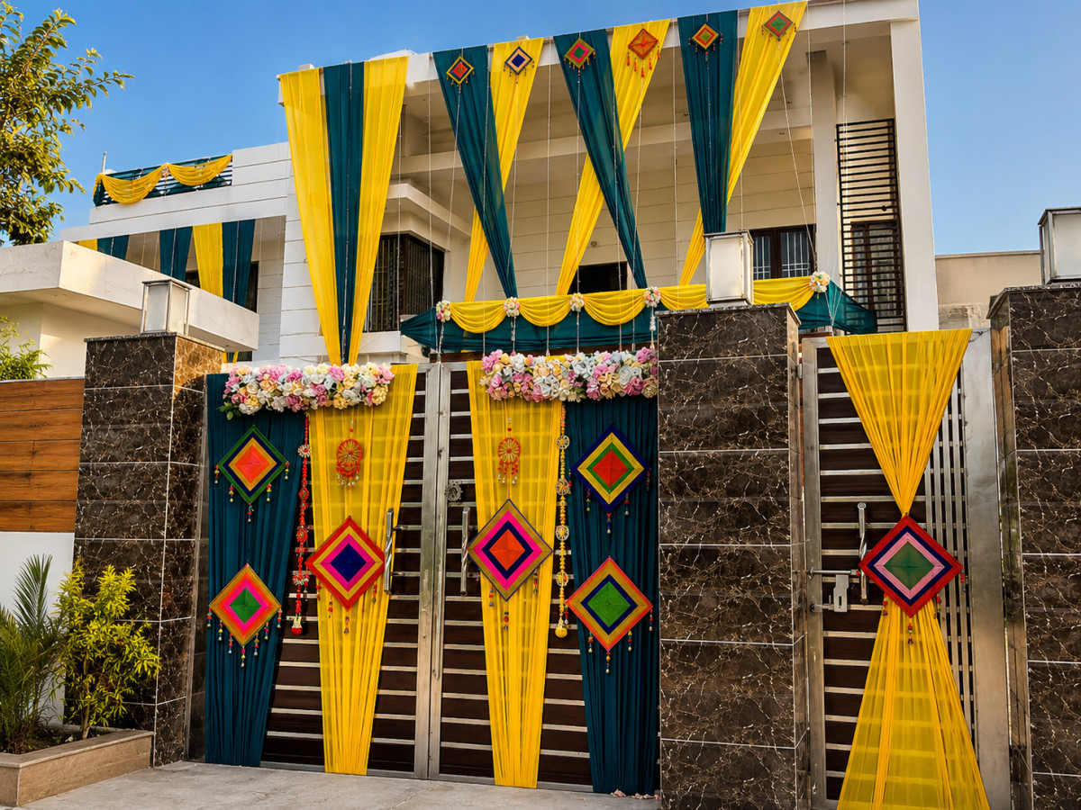 Wedding Chunni Decoartion