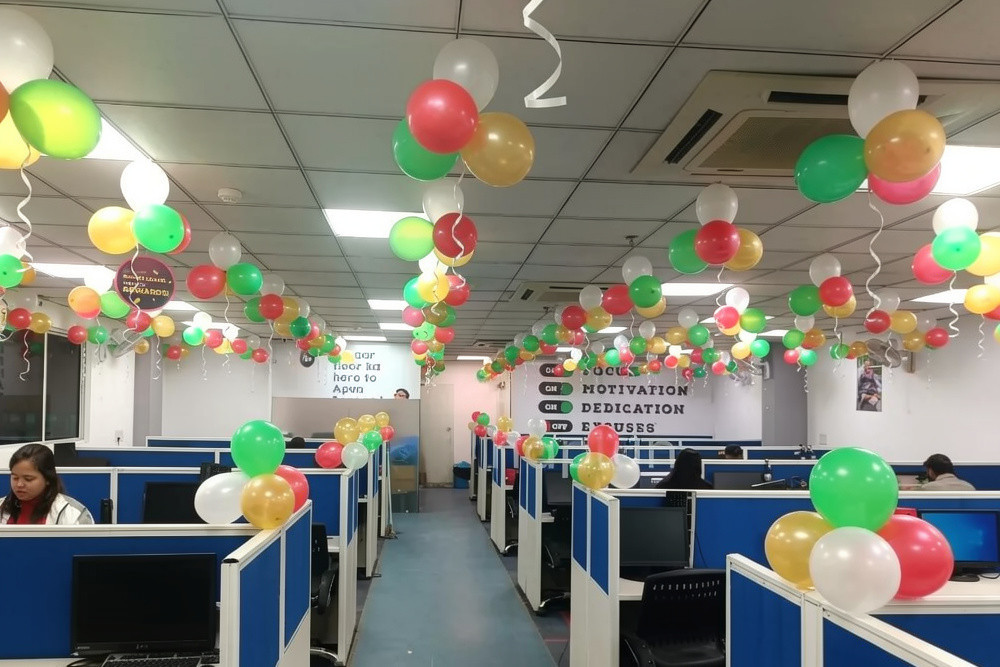 Special Office Balloon Decoration