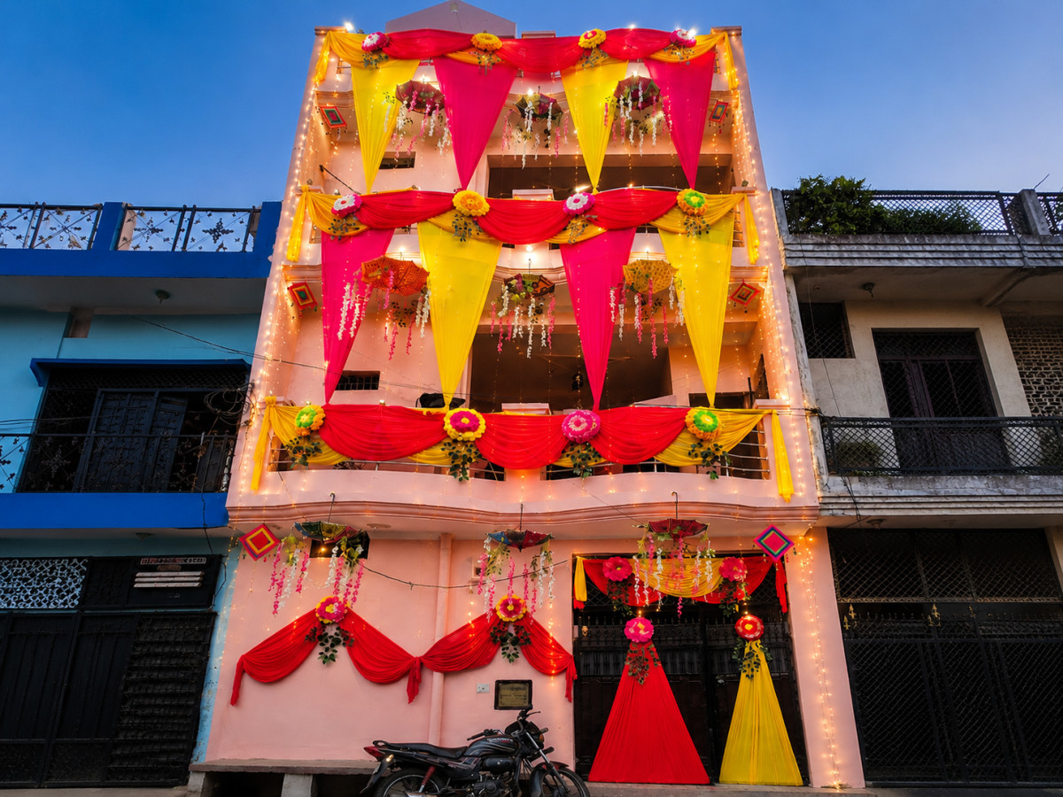 Wedding Chunni Decoartion