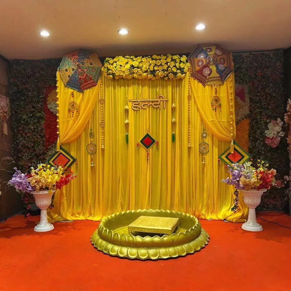 Trending Haldi Decoration