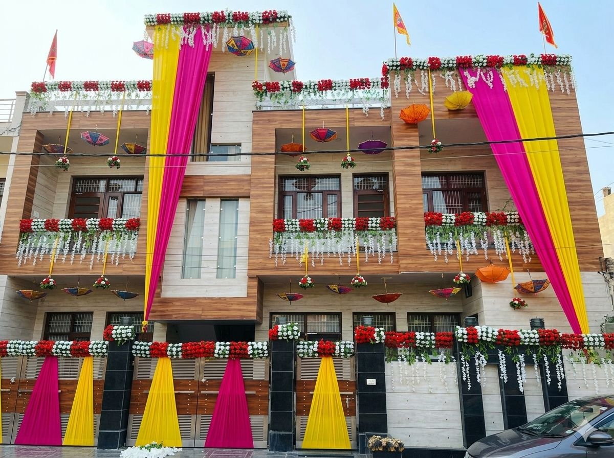 Wedding Chunni Decoartion