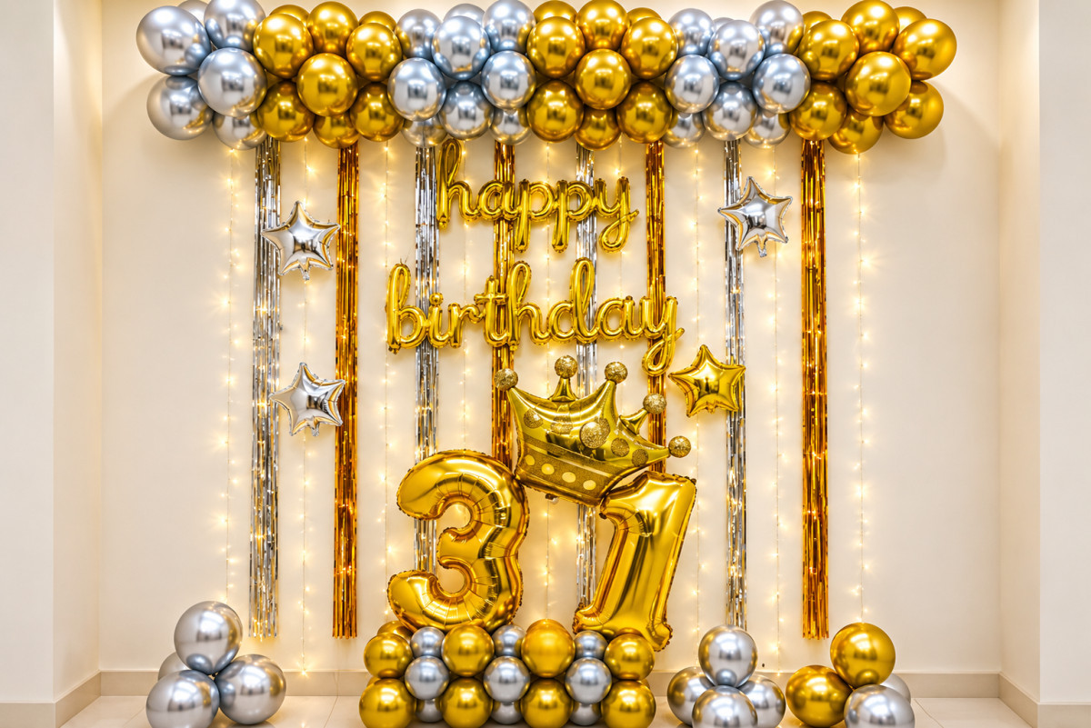 Fairy Light Birthday Decor