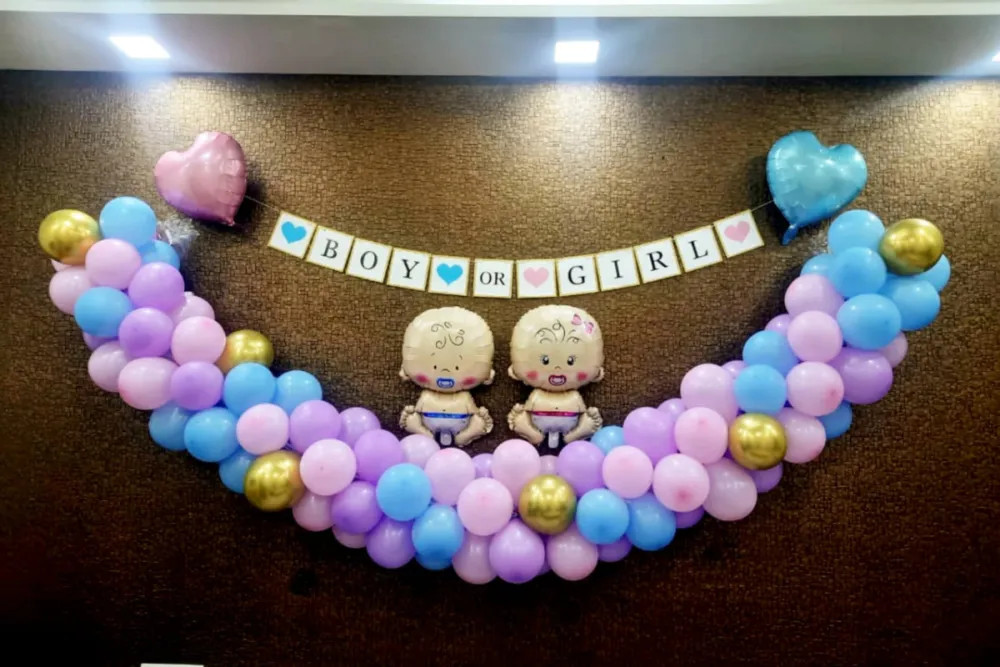 Half Moon aby Shower Decor