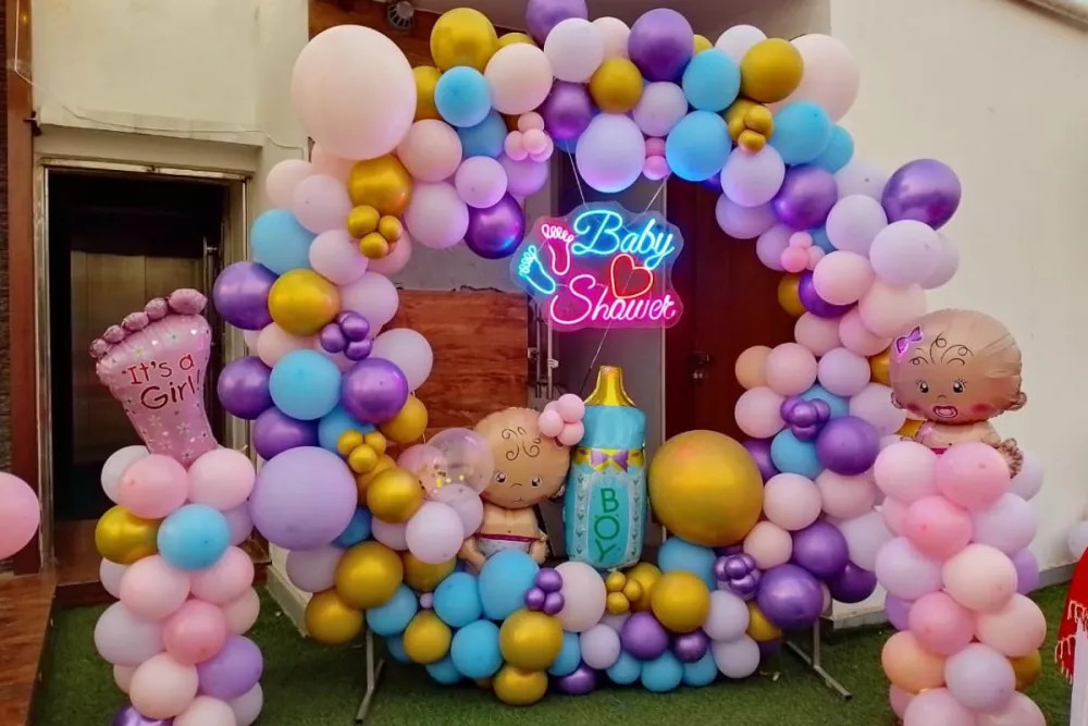 Baby Shower Ring Set-up Decoration